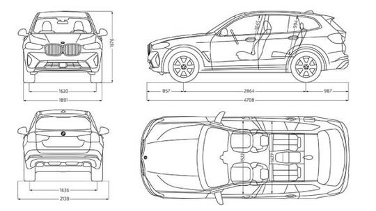 Technische Daten des BMW X3